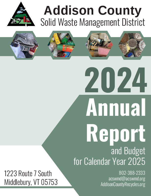 This is the Annual Report with the Adopted Budget. Please call 802-388-2333 to have a member of staff read it to you if your screen reader cannot.